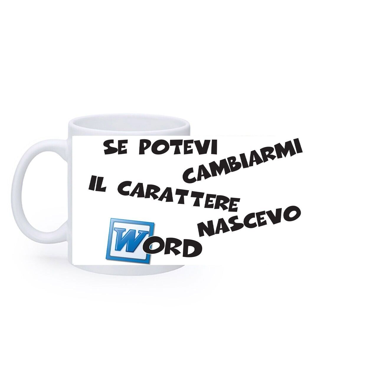 TAZZA MUG - WORD microsoft